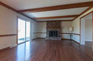 living room of a home addition